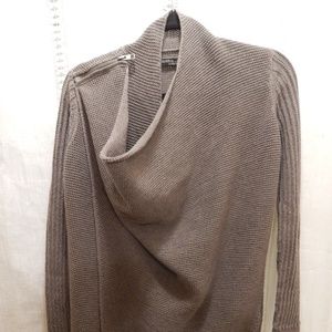 All Saints Raze Drina Drape Zip Cardigan 2